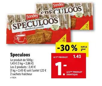 Lidl Speculoos offre