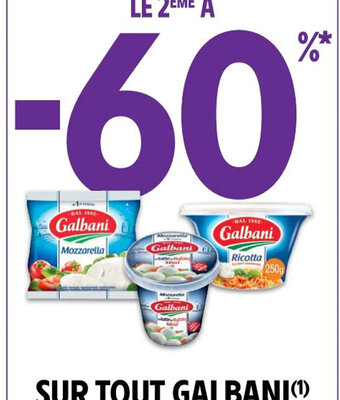 Intermarché SUR TOUT GALBANI offre