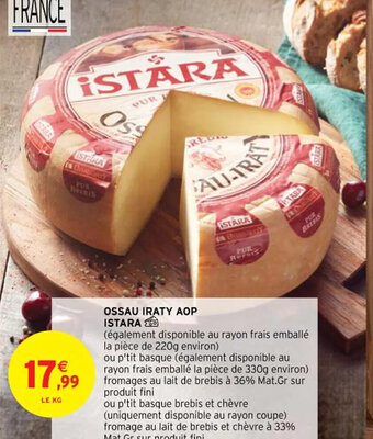 Intermarché OSSAU IRATY AOP ISTARA offre