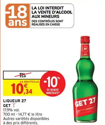 Intermarché LIQUEUR 27 GET T offre