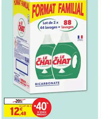 Intermarché LESSIVE LIQUIDE L'EXPERT LE CHAT offre