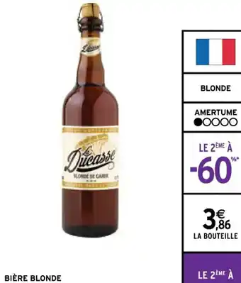 Intermarché BIÈRE BLONDE DUCASSE offre