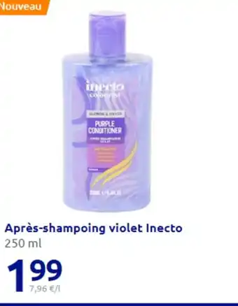 Action Après-shampoing violet Inecto 250 ml offre