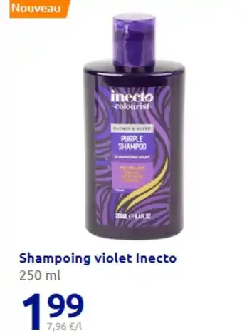 Action Shampoing violet Inecto 250 ml offre