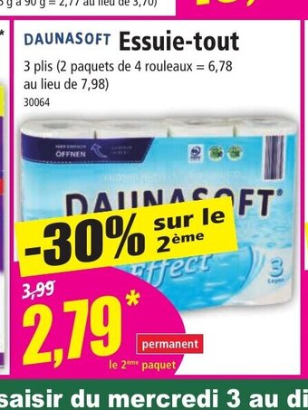 Norma DAUNASOFT Essuie-tout offre