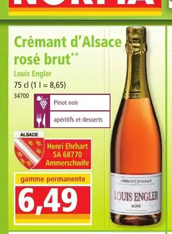 Norma Crémant d'Alsace rosé brut** offre