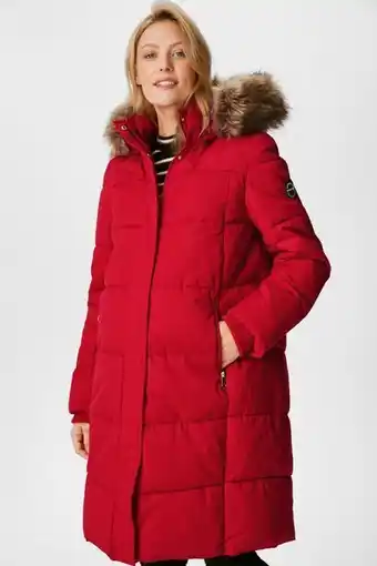 C&A Manteau doudoune de grossesse à capuche avec empiècement porte-bébé - matière recyclée offre