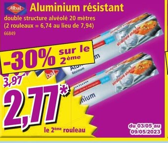 Norma Albal Aluminium résistant offre