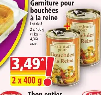 Norma Garniture pour Bouchées à la reine offre