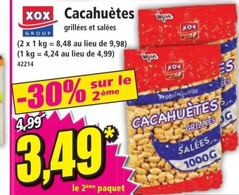 Norma xox Cacahuètes offre