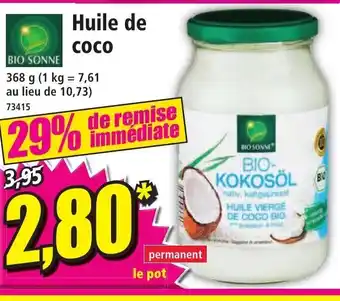 Norma Huile de COCO offre