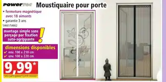 Norma PowerTec Moustiquaire pour porte offre