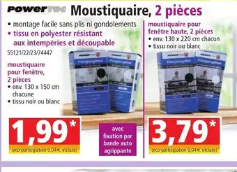 Norma PowerTec Moustiquaire, 2 pièces offre