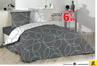 La parure de lit imprimée "Elton" 6,99 € en 140 x 200 cm + 1 taie d'oreiller 63 x 63 cm