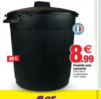 Poubelle avec couvercle