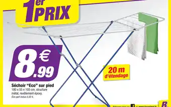 Bazarland Séchoir "Eco" sur pied offre