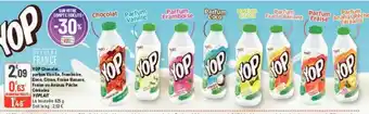 YOP Chocolat, parfum Vanille, Framboise, Coco, Citron, Fraise Banane, Fraise ou Ananas Pêche Céréales