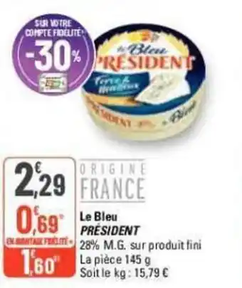 Le Bleu PRĂSIDENT