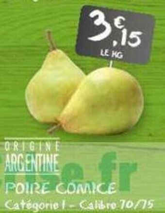 G20 POIRE COMICE offre