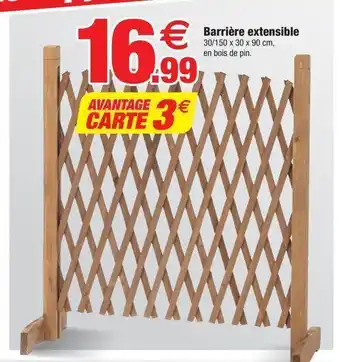 Bazarland Barriere extensible offre