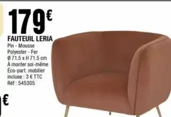 La Foir'Fouille Fauteuil leria offre
