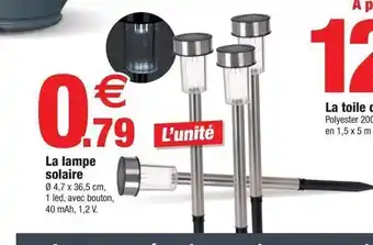 Bazarland La lampe solaire offre