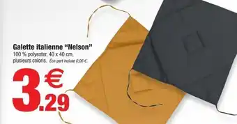 Bazarland Galette italienne nelson offre