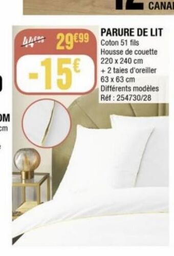 La Foir'Fouille Parure de lit offre