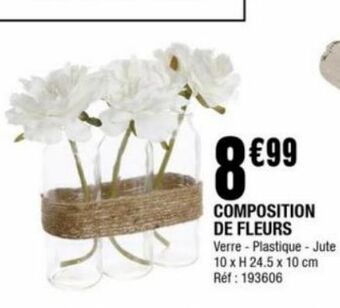 La Foir'Fouille Composition de fleurs offre