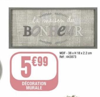 La Foir'Fouille Décoration murale offre