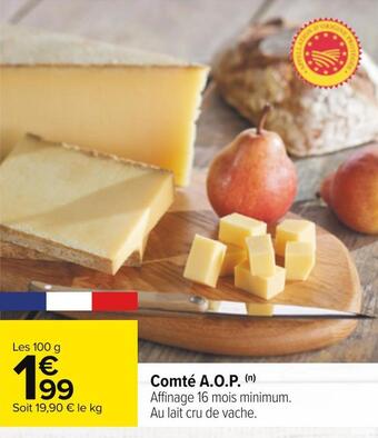 Carrefour Comté a.o.p offre