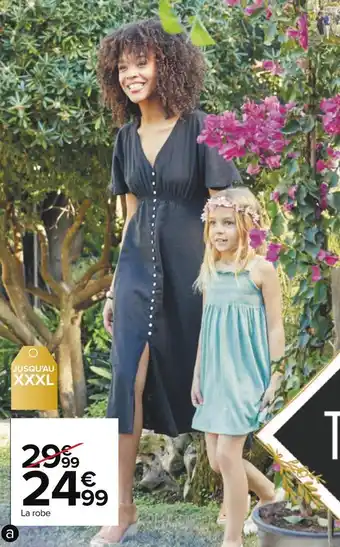 Carrefour Tex robe femme offre