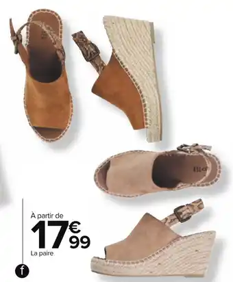 Carrefour Sandale femme offre
