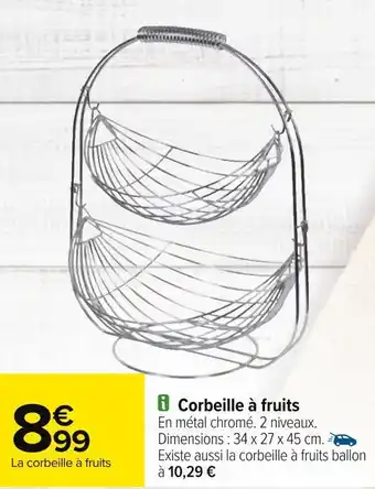 Carrefour Corbeille à fruits offre
