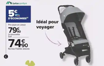 Carrefour Bébéconfort poussette compacte soko offre