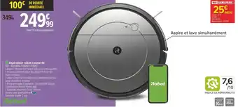 Carrefour Robot aspirateur robot connecté offre