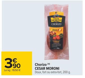 Cesar moroni chorizo