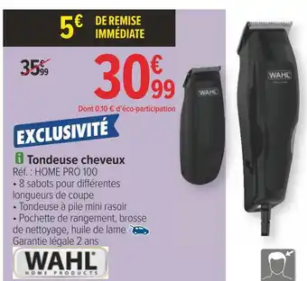 Carrefour Wahl tondeuse cheveux offre