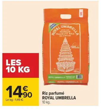 Carrefour Royal umbrella riz parfumé offre