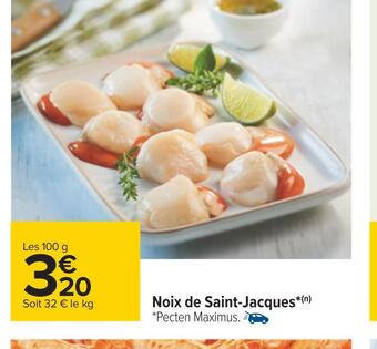 Carrefour Noix de saint-jacques offre