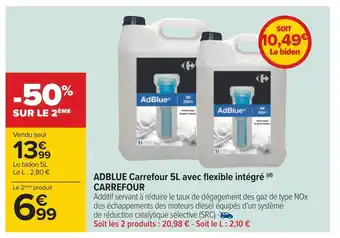 Carrefour Carrefour adblue 5l avec flexible intégré(d) offre