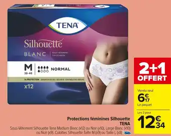 Carrefour Market Tena protections féminines silhouette offre