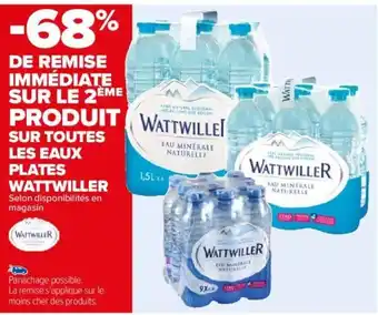 Carrefour SUR TOUTES LES EAUX PLATES WATTWILLER offre