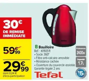 Carrefour Bouilloire offre