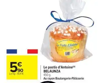 Carrefour Le pastis d'Antoine(a) BELAUNZA offre