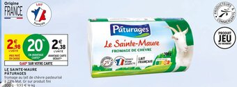 Intermarché LE SAINTE-MAURE PÂTURAGES offre