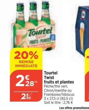 Tourtel Twist fruits et plantes