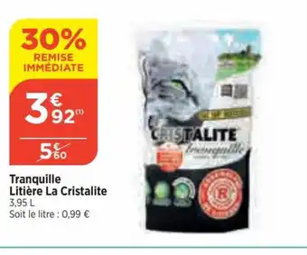 Bi1 Tranquille Litière La Cristalite offre