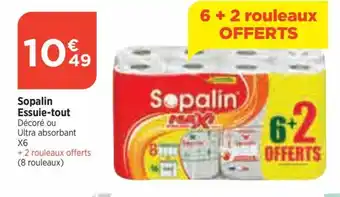 Bi1 Sopalin Essuie-tout Décoré ou offre