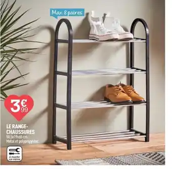 Centrakor LE RANGE- CHAUSSURES 50,5x19x65 cm. Métal et polypropylène. offre